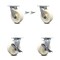 Service Caster 6 Inch Nylon Caster Set with Roller Bearing 2 Swivel Lock 2 Brake SCC-30CS620-NYR-BSL-2-TLB-2 - alternate 1